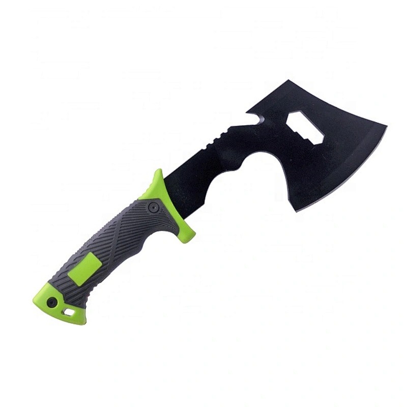 Multi-purpose Stainless Steel Outdoor Tool Hatchet Survival Camping Axe with non-slip handle