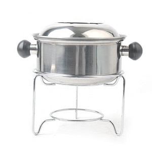 Chinese cheap stainless steel dinnerware chocolate fondue set for sale