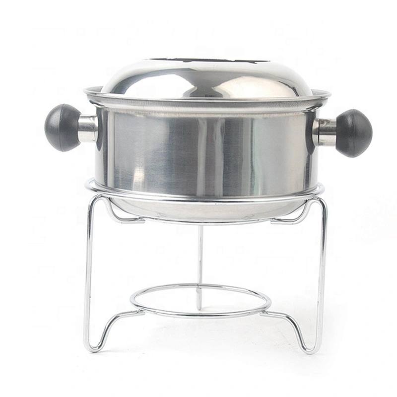 Chinese cheap stainless steel dinnerware chocolate fondue set for sale