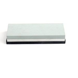 durable Aluminum Oxide, or Silicon Carbide sharping stone bamboo base whetstone bamboo for knife