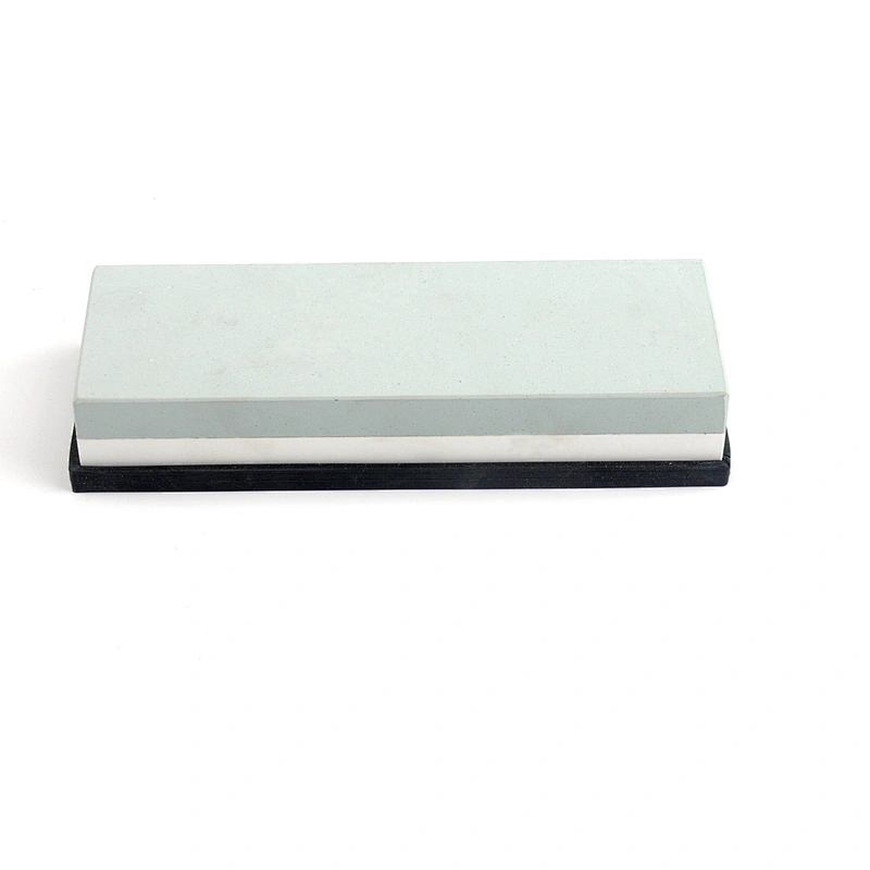 durable Aluminum Oxide, or Silicon Carbide sharping stone bamboo base whetstone bamboo for knife