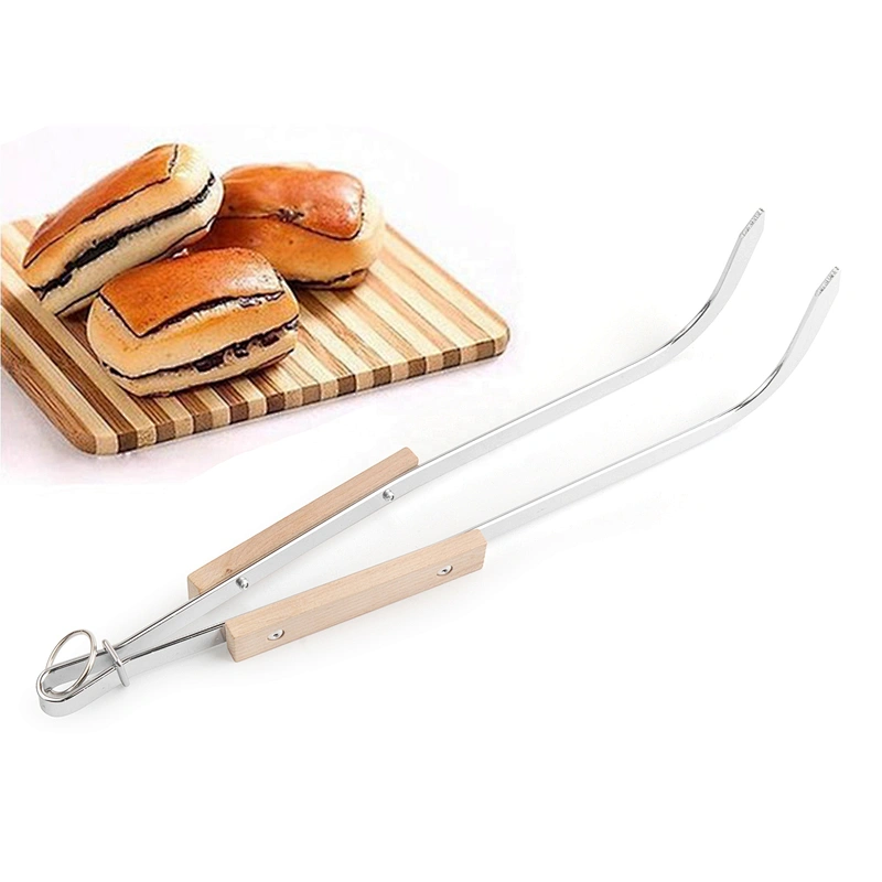 Premium One-Piece  Stainless Steel Multipurpose Gripper Bread Pizza Clip/Steak Clamps/Barbecue Tongs