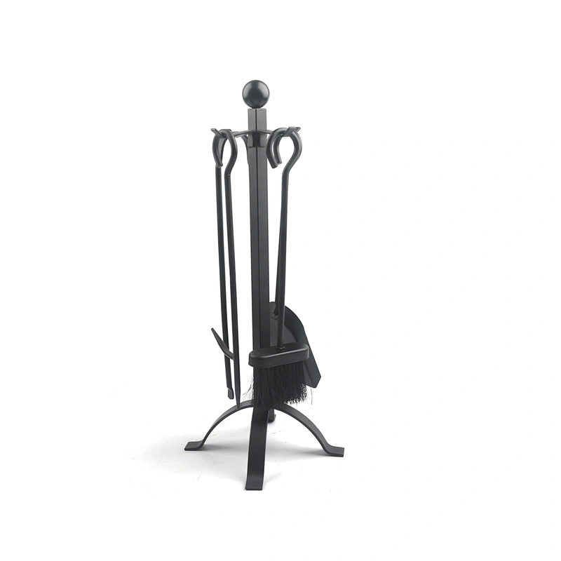 Garden fireplace high quality complete cast Iron fireplace tools set