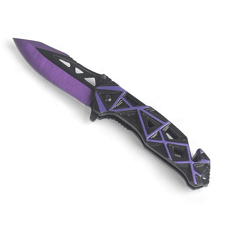 New professional utility pocket folding knife  with aluminum handle