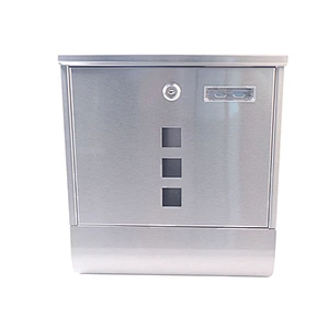 Factory stainless steel rust-proof wall mounted mail box letter box