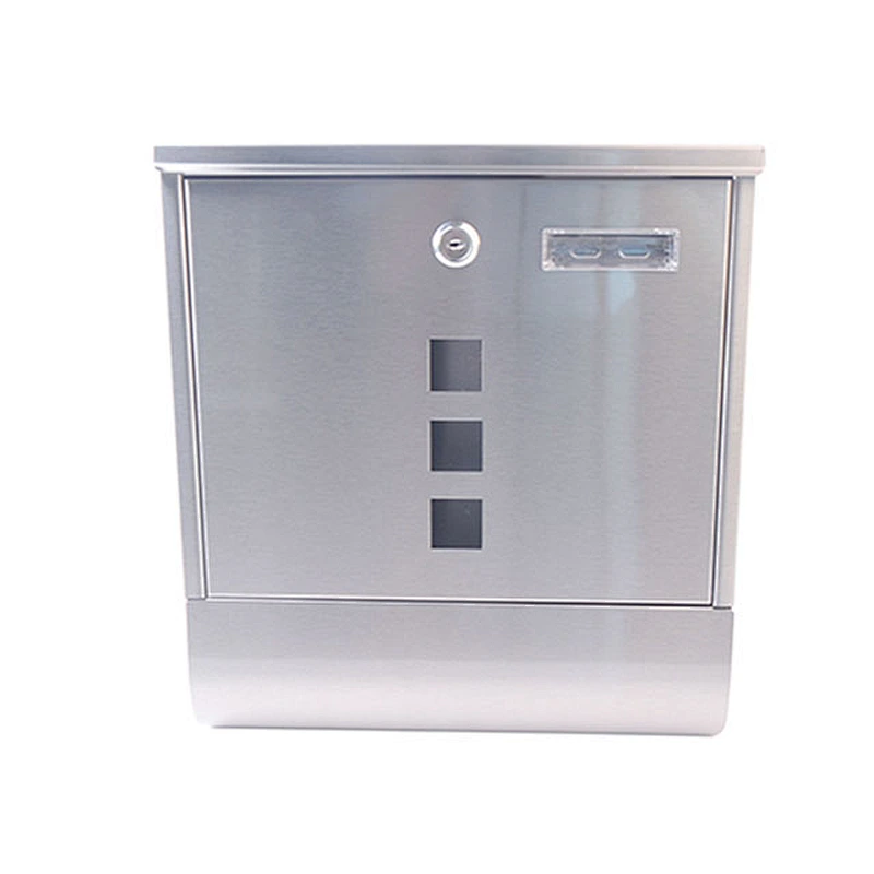 Factory stainless steel rust-proof wall mounted mail box letter box