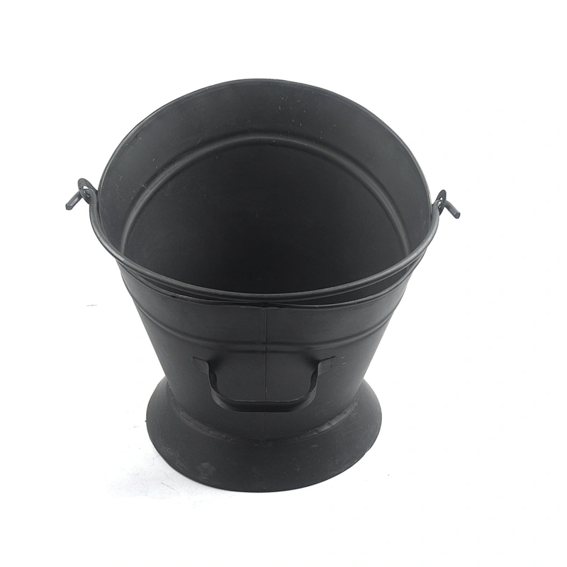 Log holder Oval Ash Bucket with Shovel Kit Garden Fireplace Bucket