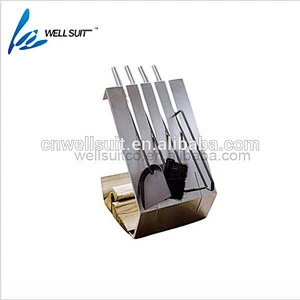 Firewood Log Rack Firewood Storage Fireplace Tool Set with 4 Tools
