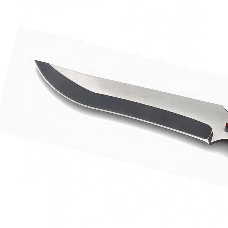 Quality Stainless Steel Outdoor Camping Survival Huntingl Knife with wood handle