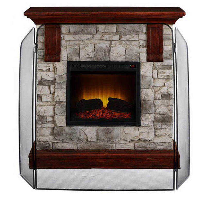 Unique painted wrought iron  Fireplace Screen Flat,Baby Safe Proof Fire Place Fence,Decorative Scroll Spark Guard Cover