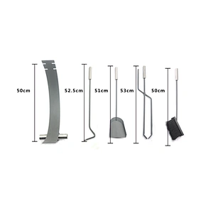 Metal fireplace tool 4pcs set for house garden