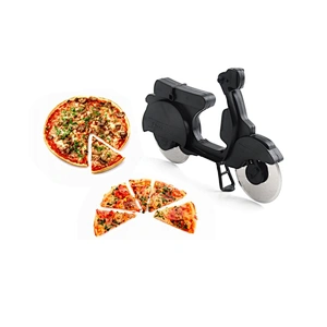 High quality plastic blade easily cuts plastic pizza cutter