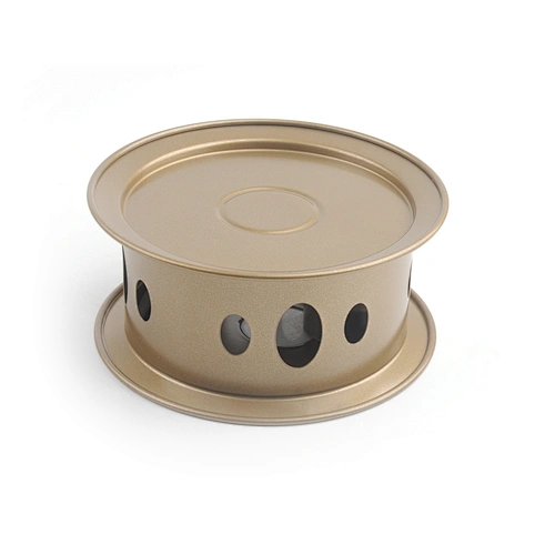 Stainless steel tea coffee milk pot candle tea warmer base