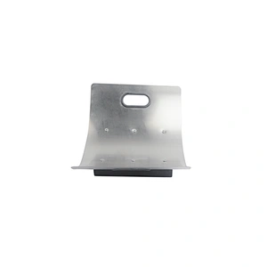 silver and black fireplace log holder