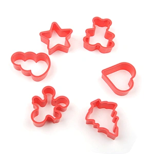 New design plastic animal shape mould cookie cutter mold for kids