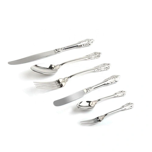 Best Quality Durable Low MOQ Fine Polishing Silver Stainless Steel 18/10 Hotel Cutlery Set
