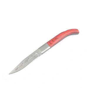 Hot sales Outdoor camping pakka handle pocket  survival knife