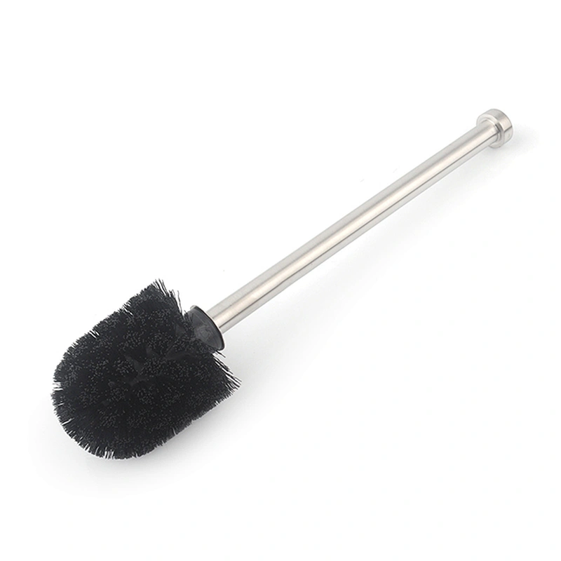 Soft Bristle Toilet Brush TPR Cleaning Brush with Stainless Steel Handle