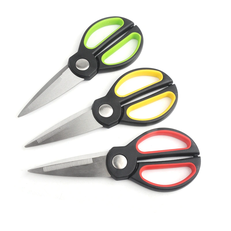 Professional Multi-Purpose Scissors With Soft Comfort-Grip Plastic Handles