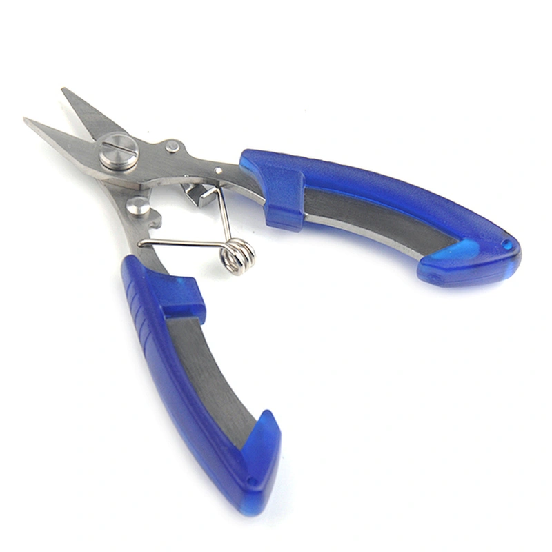 Multi function Fishing Plier Scissors Fishing Line Cutters Fishhook Remover with bend head