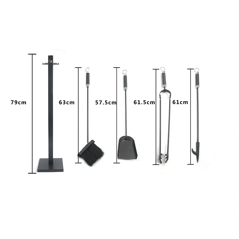 New outdoor metal fireplace tool set with stainless steel handle