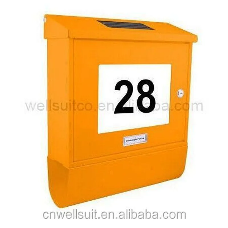 Solar newspaper box for sale