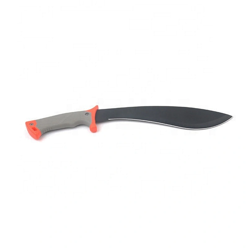 New professional outdoor survival knife matchet with TPR handle