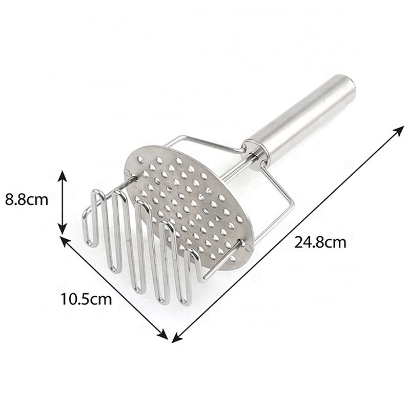 Manual stainless steel potato masher pressure food press vegetable potato ricer for kitchen tools