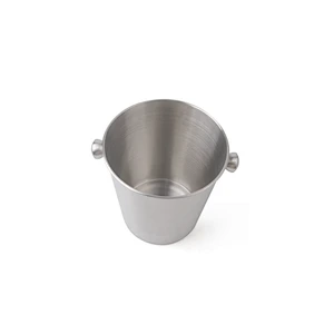 Wholesale stainless steel personalized round double wall ice bucket