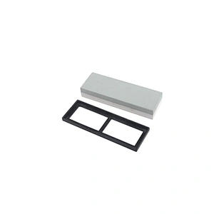 durable Aluminum Oxide, or Silicon Carbide sharping stone bamboo base whetstone bamboo for knife
