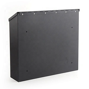 Good quality metal Iron with powder coating wall mounted mailbox lockable letterbox postbox