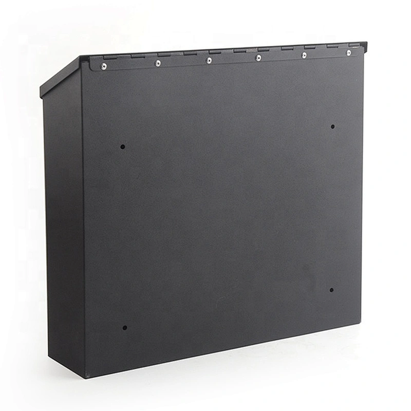 Good quality metal Iron with powder coating wall mounted mailbox lockable letterbox postbox