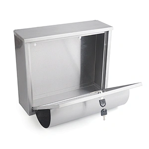 Popular New design good quality  stainless steel  garden letter box home use rust-proof mailbox