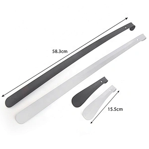 Long handle shoe helper shoe accessories designer short metal shoe horn