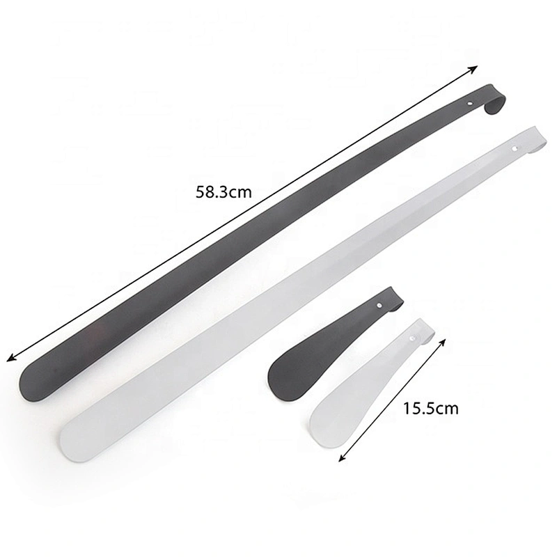 Long handle shoe helper shoe accessories designer short metal shoe horn