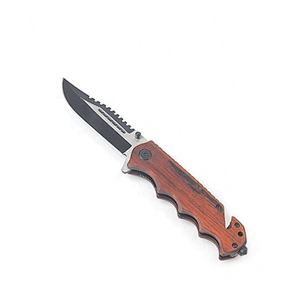 High quality wooden hunting pocket knife,folding knife with custom