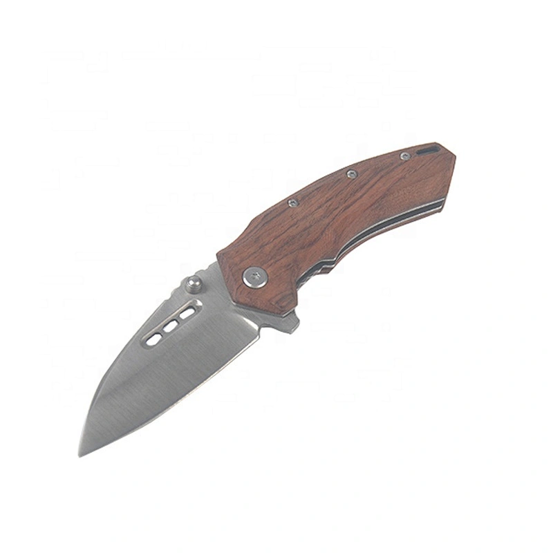2019  Hot multifunctional  wooden handle mini pocket utility folding knife
