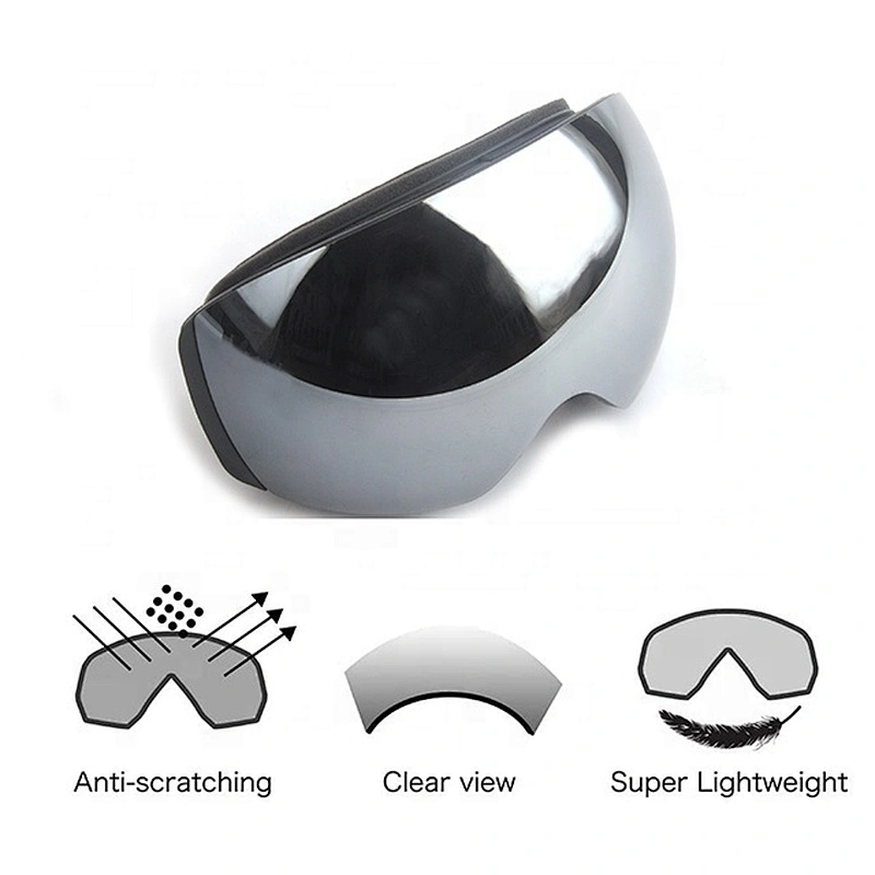 Waterproof Black Color Sun glasses Skis Snowboard Glasses Sports Racing  for Men