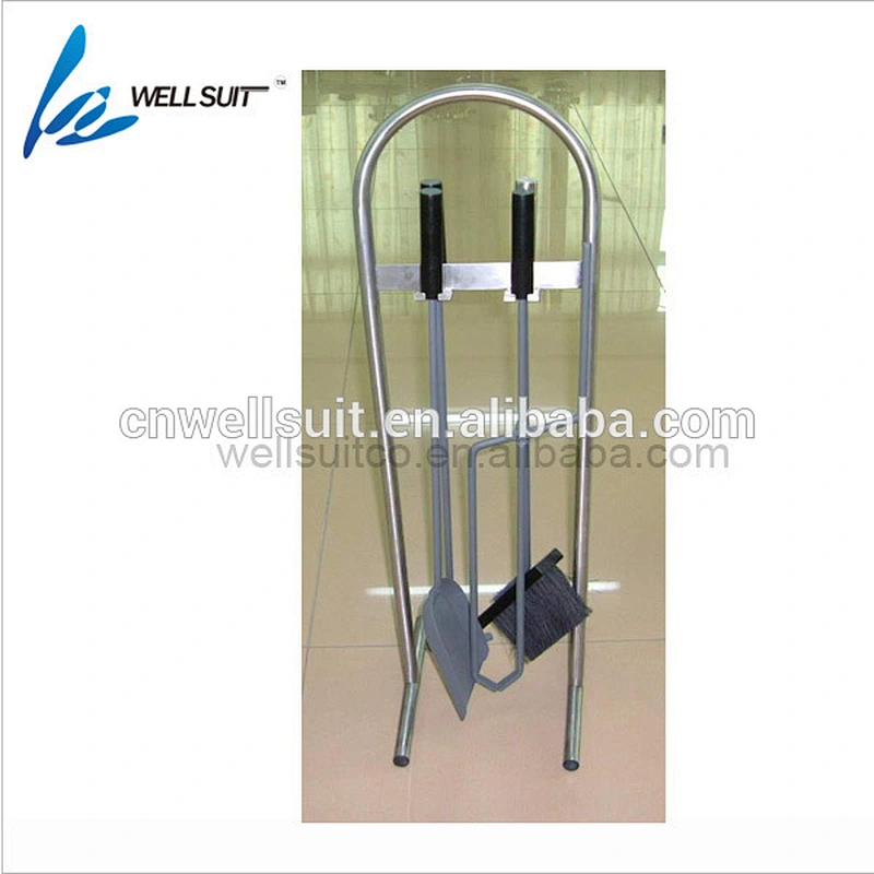 High Quality Rustic stainless steel iron Fireplace Tool set