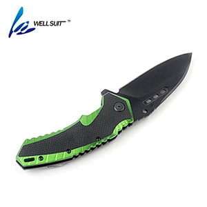 Customized Black coating Stainless Steel Blade Folding Pocket Knife