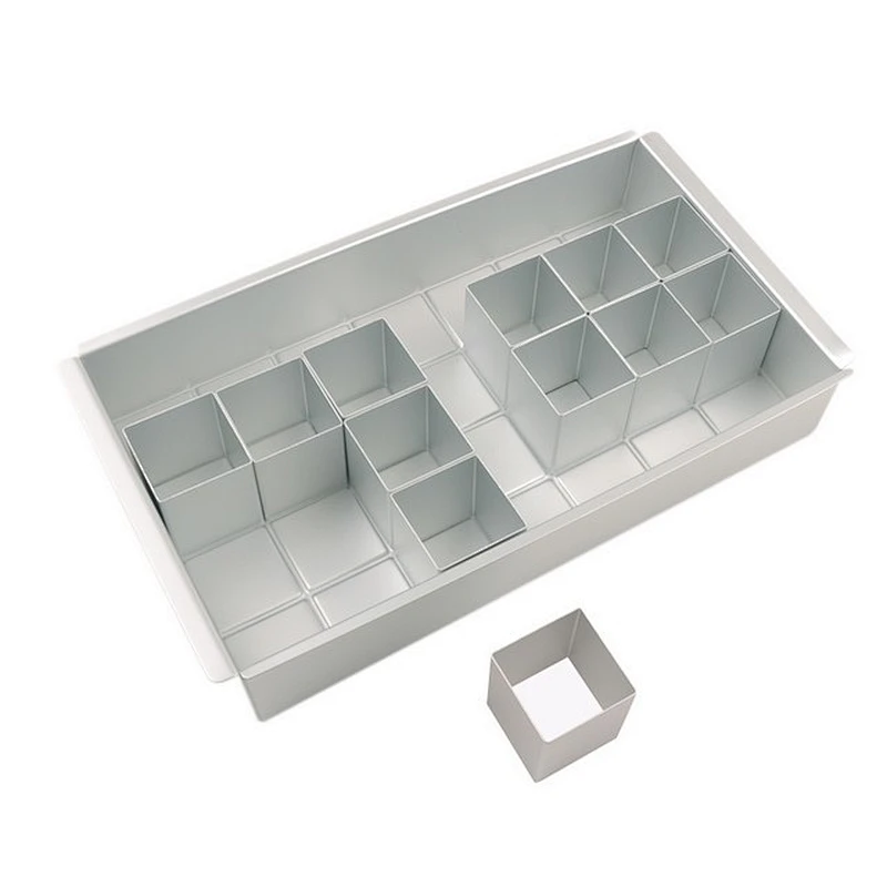 Aluminum Alloy Square Cake Pan with Chiffon Cake Mould