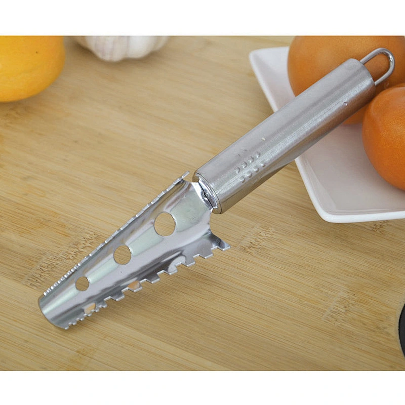 Stainless steel kitchen tools accessories scale scraper fish skin peeler fish scale remover
