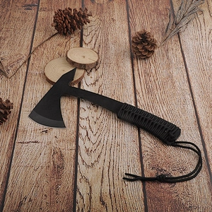 Stainless Steel Mini Multifunctional Kitchen Survival Axe With Wooden Handle