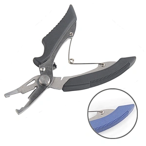 Multi function Fishing Plier Scissors Fishing Line Cutters Fishhook Remover with bend head