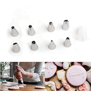 Cake decorating supplies kit,Russian piping tips set easy to use icing nozzles