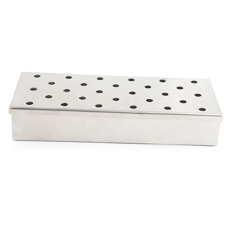 Barbecue Outdoor Grill Smoker Box  Wood Chip Smoker Box For Grill