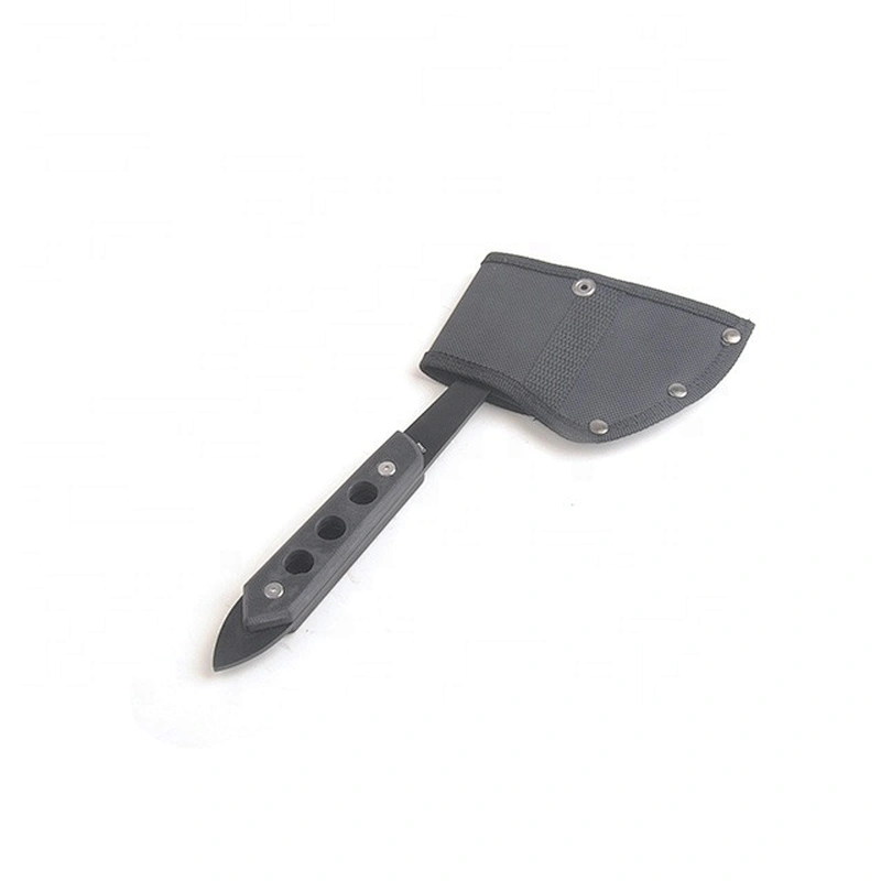 Multi Functions 10 Inches Black Color Stainless Steel G10 Handle Tomahawk Hatchet Axe with Sheath