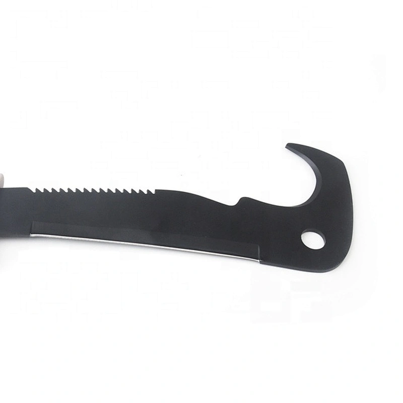 Black Coated Stainless Steel  Outdoor Survival Camping Machete with sofe handle