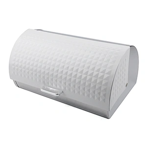 Modern household metal bread box