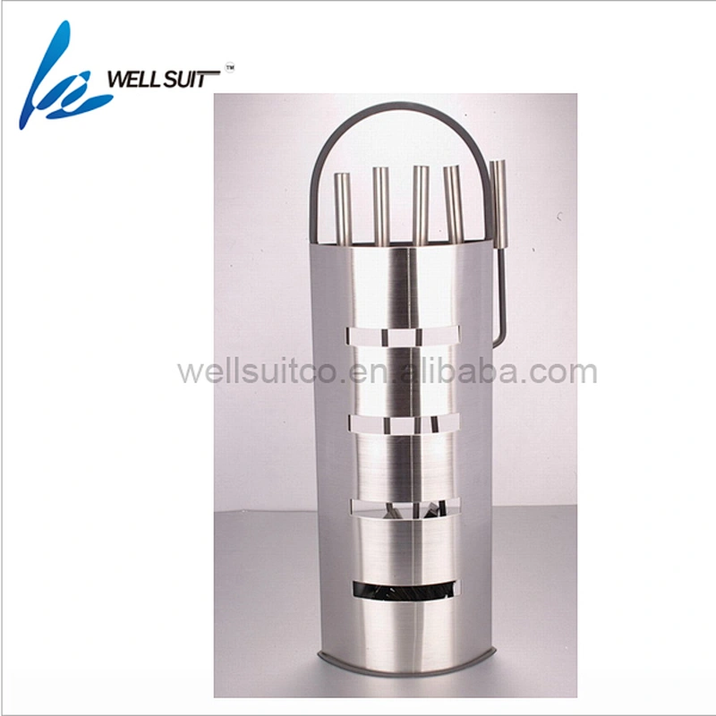 Hot selling modern stainless steel fireplace tool set